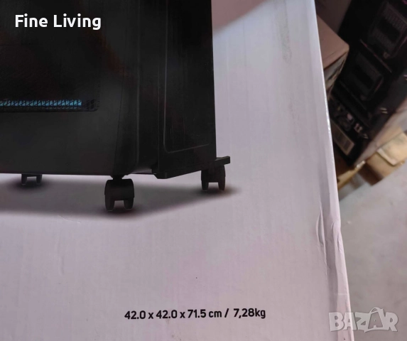 Газов отоплител Taurus Tropicano Compact Blue Flame, 3 нива на мощност, 4200W, 42х42х71,5 см., 7.28 , снимка 8 - Отоплителни печки - 52119739