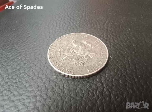 Американски Сребърен Долар Half Dollar 1968 , снимка 5 - Нумизматика и бонистика - 51603305