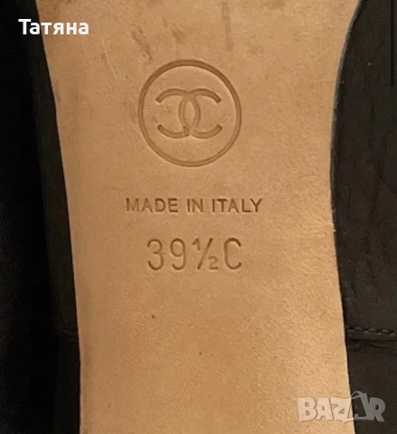 Дамски обувки  ботуши  Chanel, p.39, снимка 9 - Дамски ботуши - 53136212