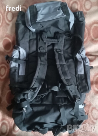 Голяма Сиво-черна туристическа раница (Ramada big loader 120), снимка 5 - Раници - 52366889