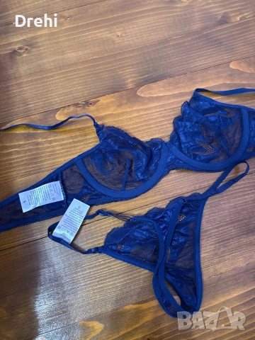 Дамски комплект сутиен 75Б и прашки размер М , снимка 2 - Бельо - 53896096