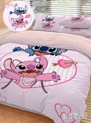 Спален комплект 2 части - горен чаршаф 135*200см и калъфка, снимка 10 - Спално бельо и завивки - 50704164