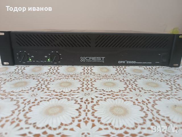 Сrest-cpx2600, снимка 2 - Ресийвъри, усилватели, смесителни пултове - 46748326