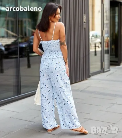 Дамски комплект от две части с потник и панталон Lilia, 3цвята , снимка 3 - Комплекти - 50210299