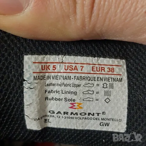 туристически обувки Garmont Sticky Boulder номер 38 , снимка 5 - Други - 36138799