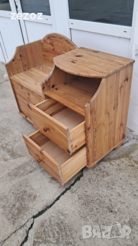 Шкаф с пейка и ракла масив, снимка 4 - Шкафове - 53615065