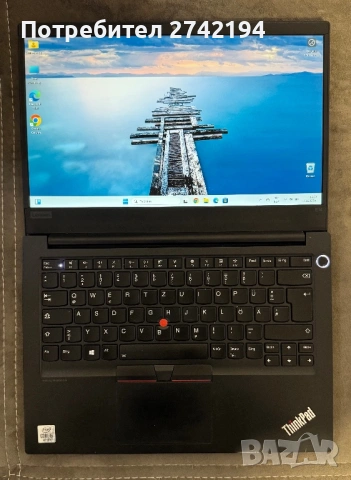 Лаптоп Lenovo ThinkPad E14, 14", Intel® Core™ i5-10210U, RAM 4GB, SSD 256GB, снимка 2 - Лаптопи за работа - 53876713