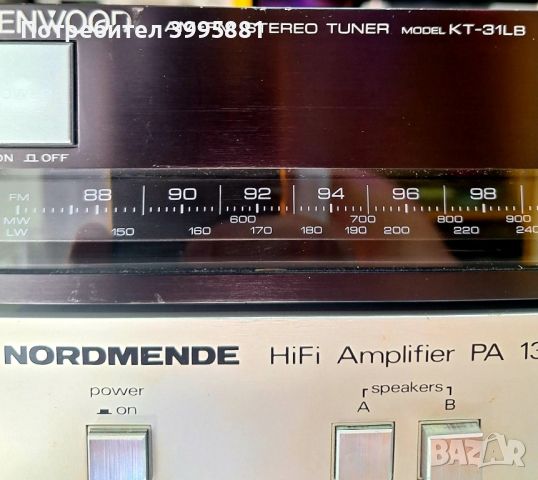 Стерео тунер Kenwood, mod. KT31LB
, снимка 2 - Ресийвъри, усилватели, смесителни пултове - 46727258