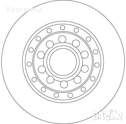 Спирачен диск заден, снимка 4 - Части - 46914275