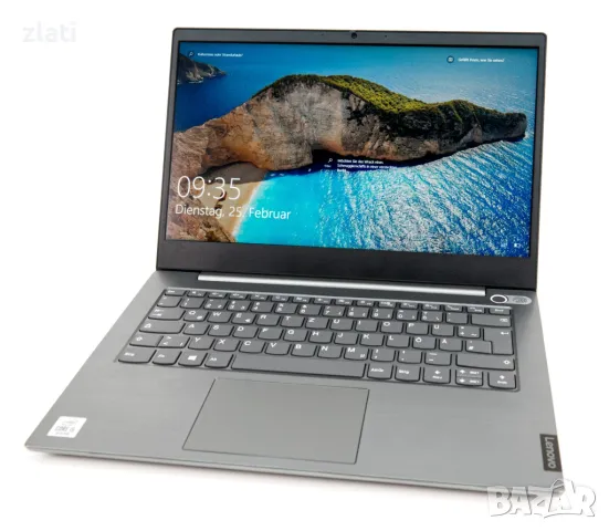 Мощен лаптоп Lenovo ThinkBook 14-1IL 14" i7-1065G7/RAM 16GB/SSD 512GB NVMe с лиценз Windows 11 Pro, снимка 1 - Лаптопи за работа - 49491474