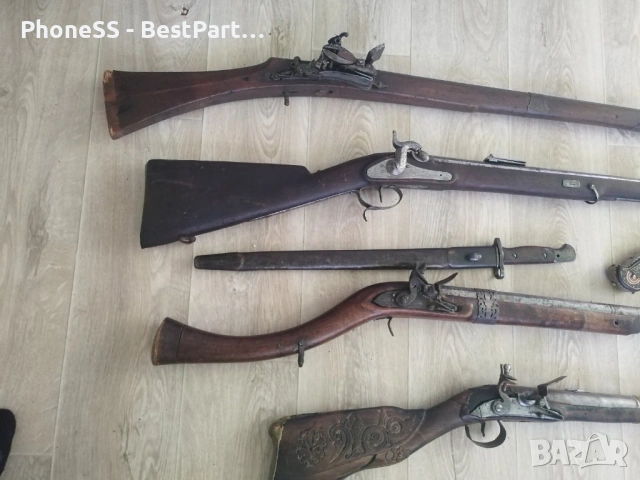 Стари предно пълнещи пушки и пищови, снимка 2 - Антикварни и старинни предмети - 53636244