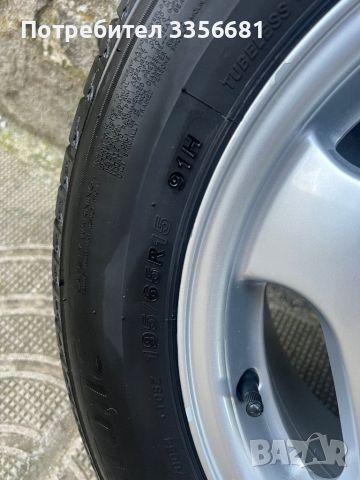 Джанти с гуми за Mercedes 15”, снимка 5 - Гуми и джанти - 45625728