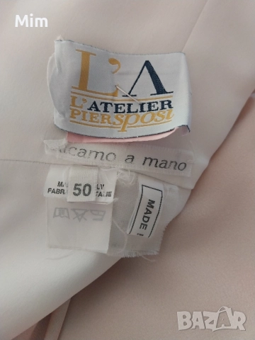 Италианска официална ,дълга,розова рокля , снимка 9 - Рокли - 51601198