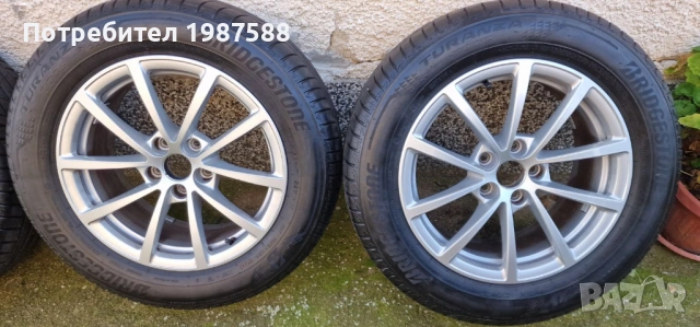 Джанти с  Летни гуми AUDI-VW 5×112 r17, снимка 2 - Гуми и джанти - 52615496