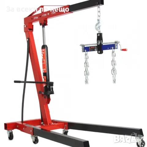 Хидравличен, сгъваем кран за двигатели тип жираф 2 тона + везна Mar-Pol, снимка 13 - Други инструменти - 50325339