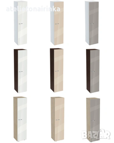 Етажерка Ава 5.1 с цяла врата гланц