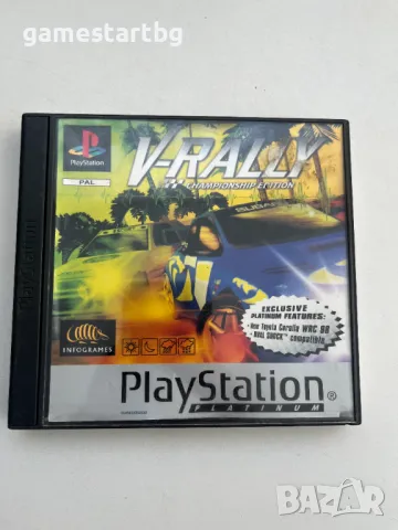 V-Rally за PS1, снимка 1 - Игри за PlayStation - 49348332