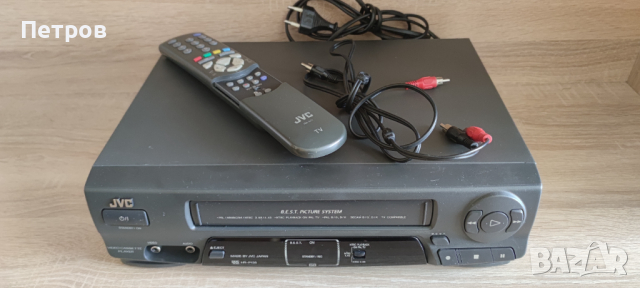 JVC видео VHS , снимка 2 - Плейъри, домашно кино, прожектори - 43708735