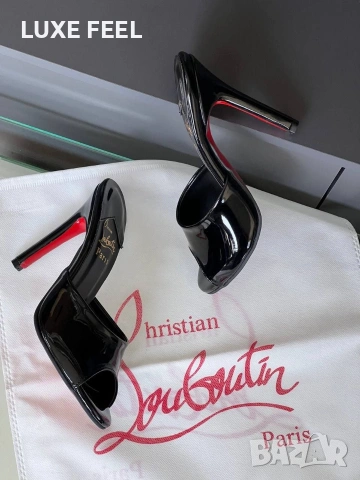 Christian Louboutin ⚜️Дамски Чехли , снимка 6 - Чехли - 53902521