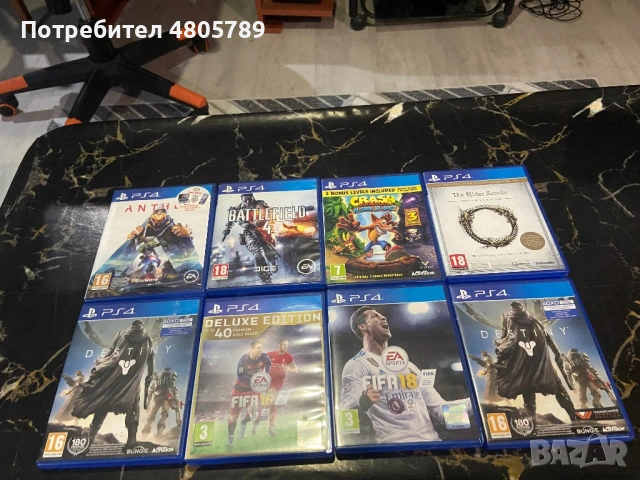 PS4 игри в много добро състояние – Anthem, Battlefield 4, Crash Trilogy и др.)