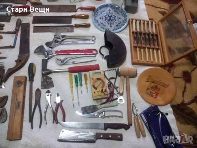 Стари инструменти ножове брадви ключове, снимка 7 - Други инструменти - 52879755