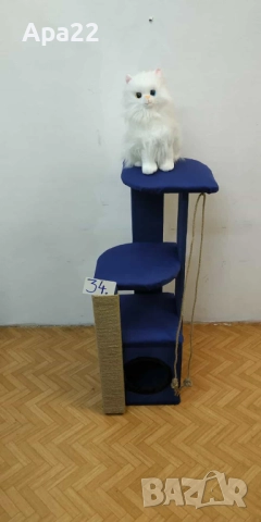 НОВИ КОТЕШКИ КАТЕРУШКИ С КЪЩИЧКА – 90 см ОБЛЕН , снимка 5 - За котки - 52484339