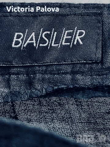 Летен панталон BASLER голям размер, 86% лен , снимка 7 - Панталони - 51105746