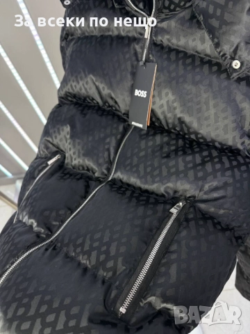 Hugo Boss Мъжко Черно Зимно Яке Хуго Бос Код A1073, снимка 3 - Якета - 52257116