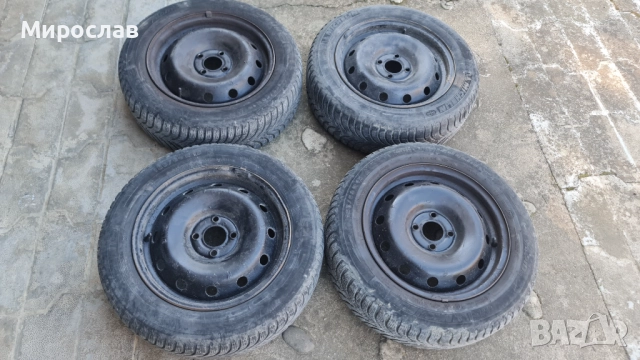 Зимни гуми и джанти 185/60/15, снимка 4 - Гуми и джанти - 52109856