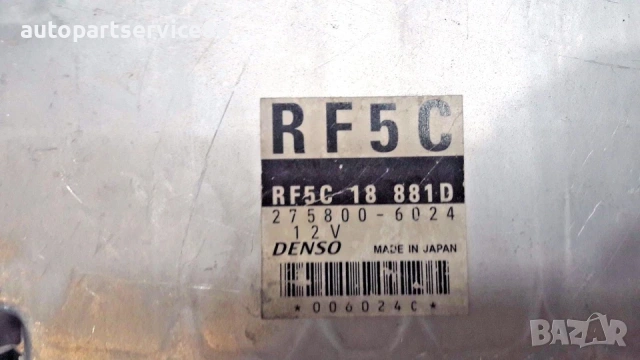 Електронен блок управление на двигателя (ECU) 2.0 DTI Denso за Mazda 6 (2004) 275800-6024, RF5C18881, снимка 2 - Части - 53624864