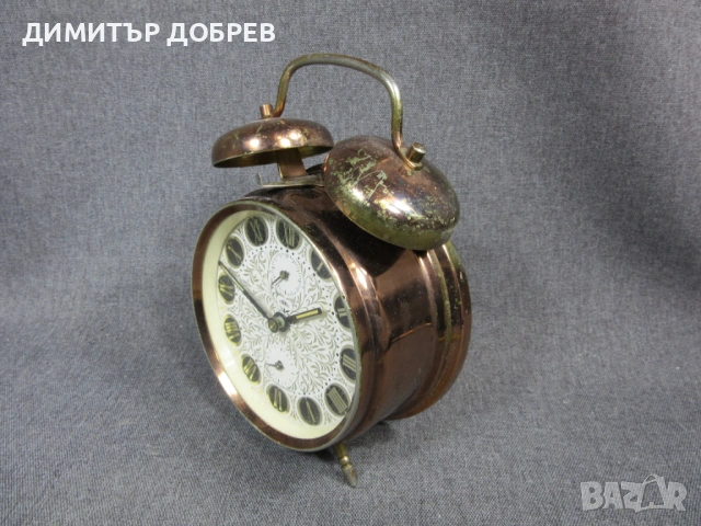 СТАР РЕТРО СОЦ ЧССР НАСТОЛЕН МЕХАНИЧЕН ЧАСОВНИК БУДИЛНИК PRIM, снимка 2 - Антикварни и старинни предмети - 54274714