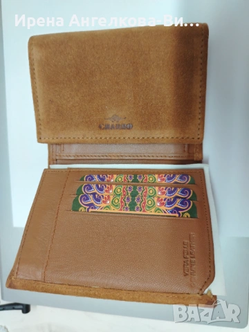 Дамско портмоне естествена кожа, снимка 8 - Портфейли, портмонета - 54110656