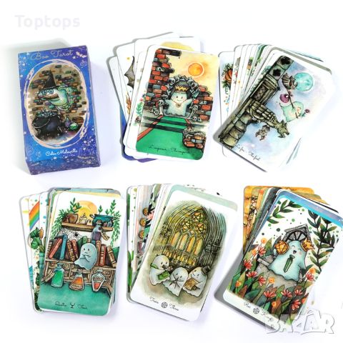 Таро: Boo Tarot & The Nightmare Before Christmas & Shadowland Tarot, снимка 7 - Карти за игра - 45388993