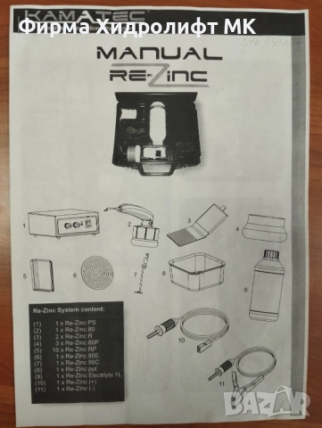 RE-ZINC система - комплект за поцинковане, снимка 3 - Други инструменти - 53033037