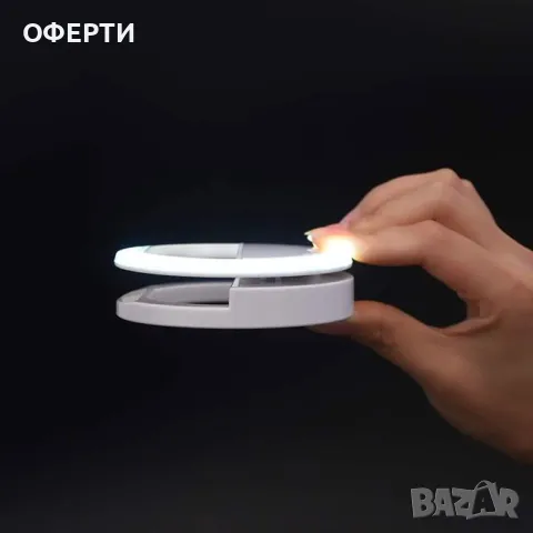 Мини светлини Ring Light Mini LED с 4 функции и USB арт No206554, снимка 5 - Друга електроника - 47020812