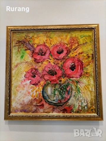 Авторски картини Маслена живопис,, Слънчеви Сезони ", снимка 7 - Картини - 53899328