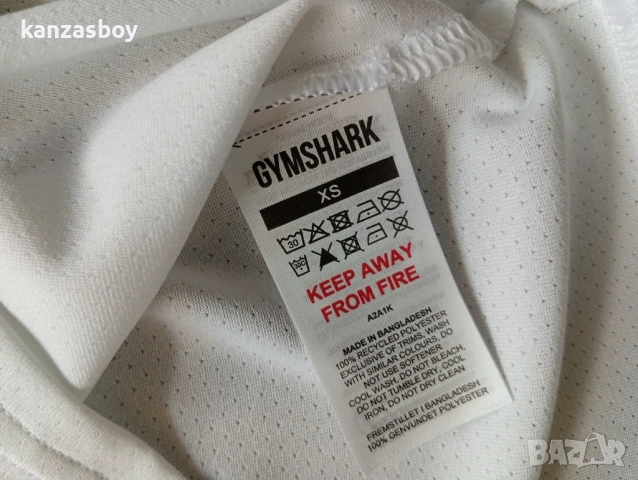 Gymshark Critical T-Shirt - Whitе- мъжка тениска р-р XS НОВА С ЕТИКЕТ, снимка 6 - Тениски - 54136590
