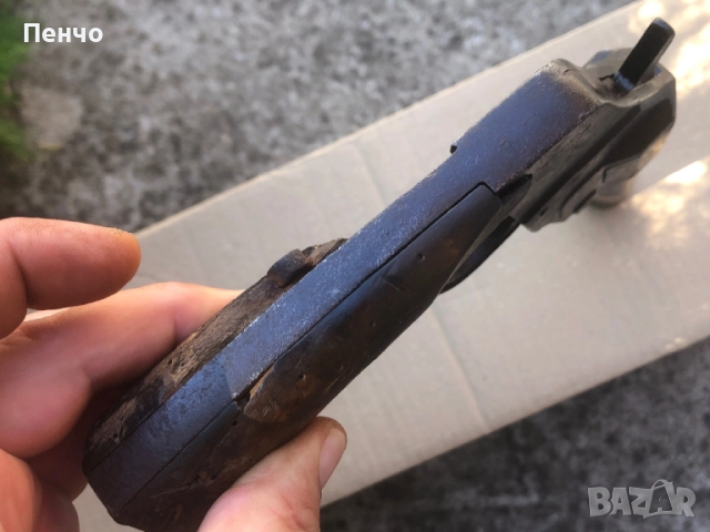 стар сигнален пистолет "HEBEL" - 1894г. - WWI - WWII - GERMANY, снимка 13 - Антикварни и старинни предмети - 51492345