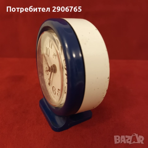 Часовник мини будилник JAPY Германия работещ, снимка 2 - Антикварни и старинни предмети - 52665190