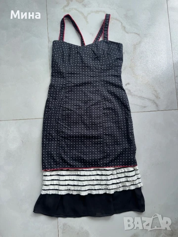 Дамска рокля на точки , снимка 2 - Рокли - 50511436
