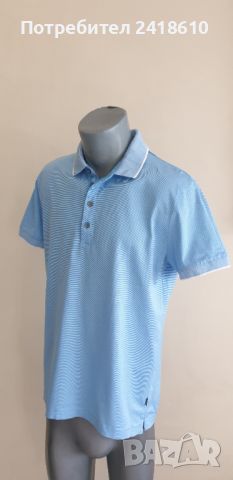 Hugo Boss Mercerised Cotton Mens Size 50/L  ОРИГИНАЛНА Тениска!, снимка 2 - Тениски - 45671582