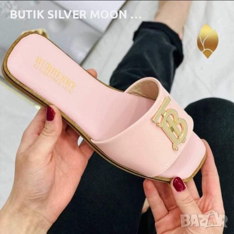 Дамски Чехли 🌹37-41🌹 BURBERRY , снимка 1 - Чехли - 46782837