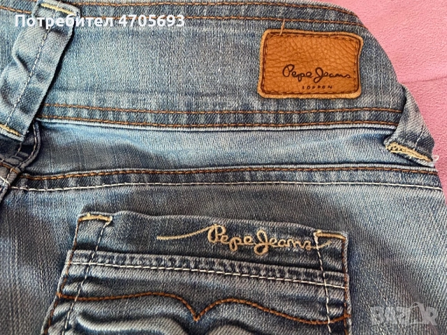 Дънки Pepe Jeans с ниска талия, снимка 4 - Дънки - 53139613