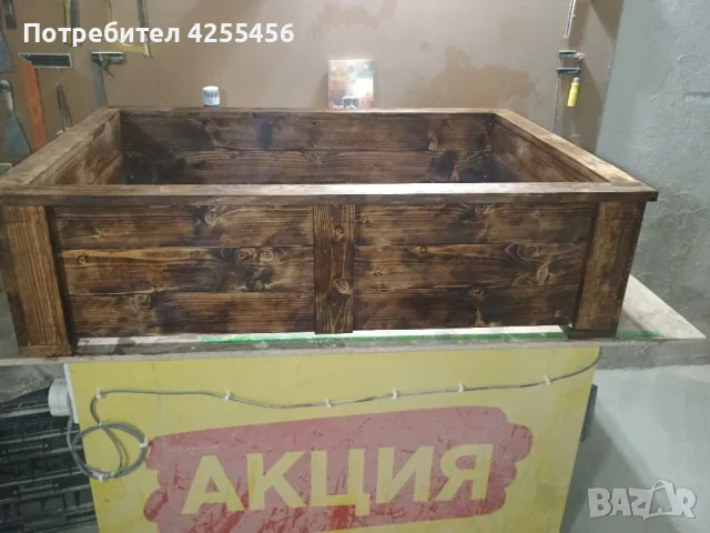 продавам дървени кашпи , снимка 2 - Декорация за дома - 50154156