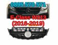 Централна Решетка за Mercedes E-Class W213 S213 C238 A238 (2016-2019) Черен Дизайн E63, снимка 1 - Аксесоари и консумативи - 44715383