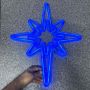 Светеща коледна LED звезда, водоустойчива,52 см, снимка 1