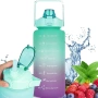 Голяма спортна бутилка за вода 2L, Без BPA, снимка 5
