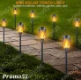 Соларна лампа за градина и двор с огнен ефект, танцуващ пламък, снимка 8