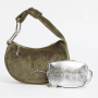  Juicy Couture Дамска чанта Blossom Small Hobo Bag
▪︎ Moss Green


