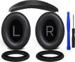 SOULWIT Комплект подложки за уши, лента и протектор за смяна на слушалки Bose QuietComfort 45, черни, снимка 1 - Безжични слушалки - 45640137
